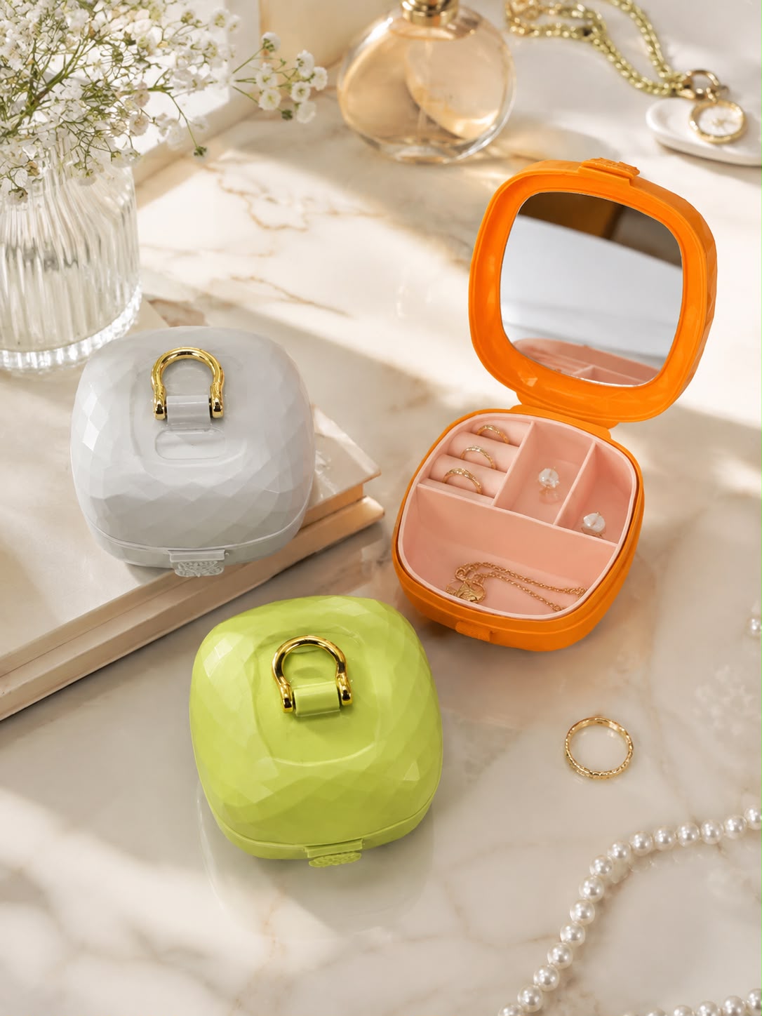 Mini Travel Jewelry Box