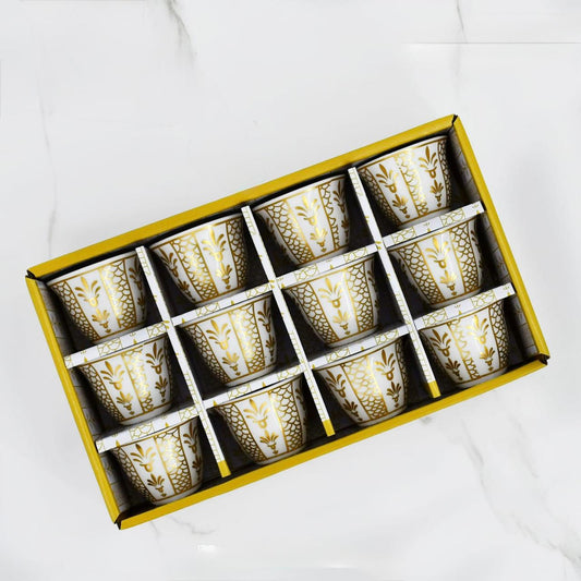 Otantik, 12 PCs Arabic Coffee Cups Set