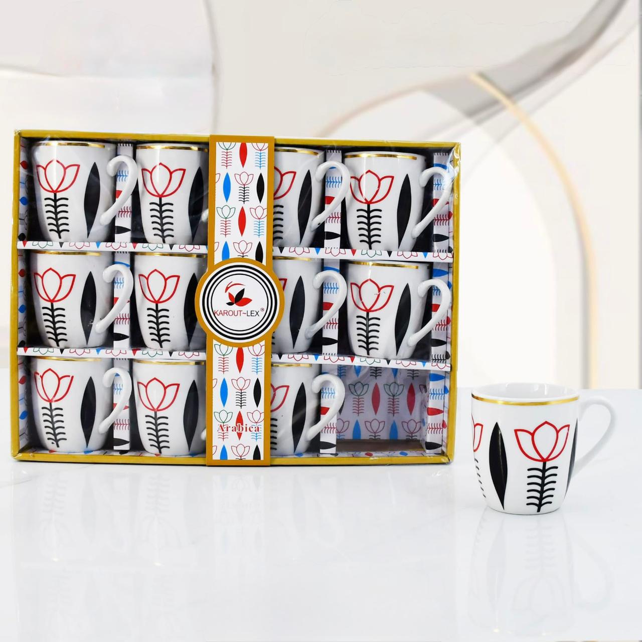 Arabica, 12 PCs Tea Mugs Set