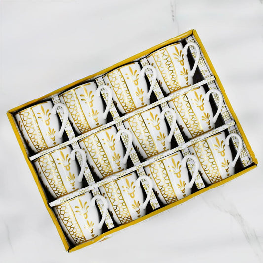 Otantik, 12 PCs Tea Mugs Set