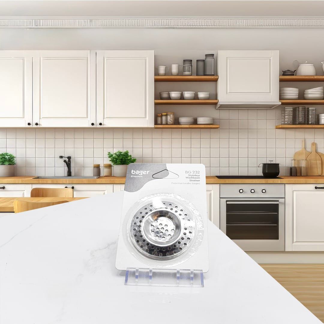 Bager, Stainless Washbasin Strainer