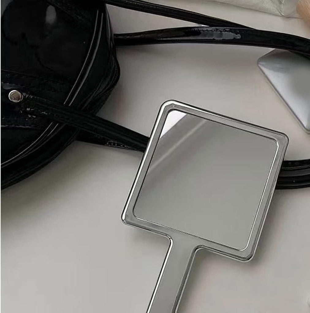 Mirror For Makeup Liquid Temperament Square Handle Mirror Makeup Mirror/ 053262