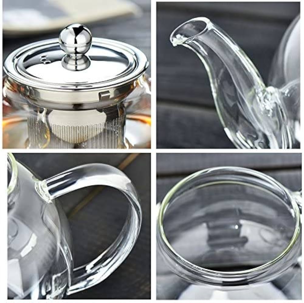 1000 ML Glass Teapot With Infuser And Strainer
