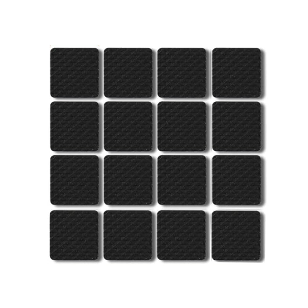 SquareTable Foot Pad Black Set Of 30 Pcs