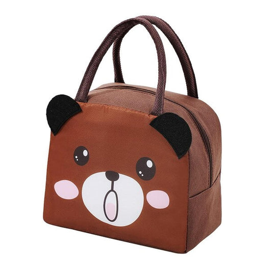 Cartoon Thermal Insulation Lunch Bags Cute Polyester Insulated Lunch Bag For Office Work School Picnic Beach