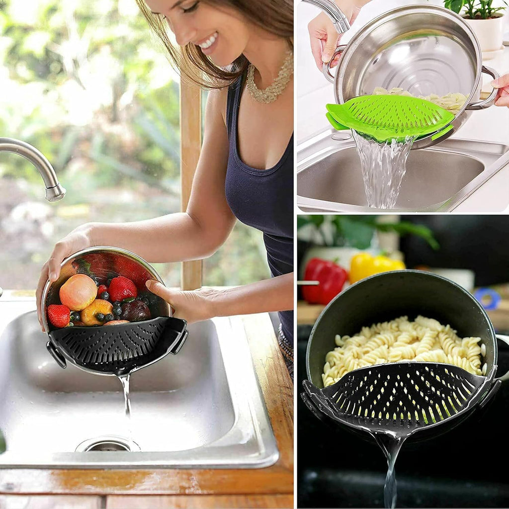 Silicone Strainer With Clip