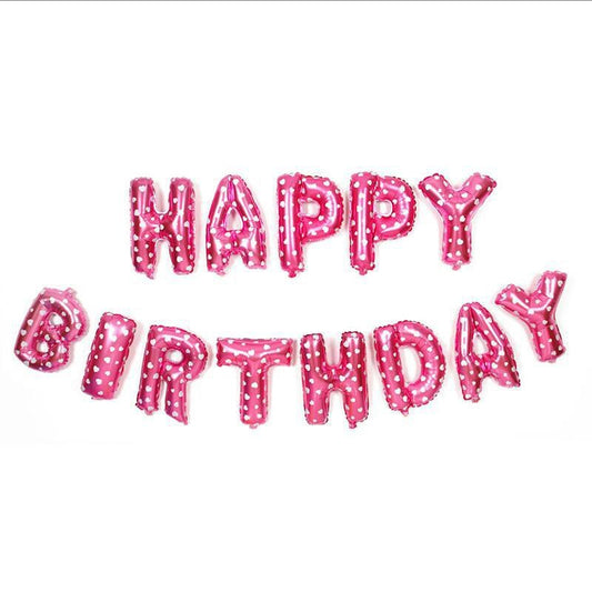 Decoration Happy Birthday Foil Balloons