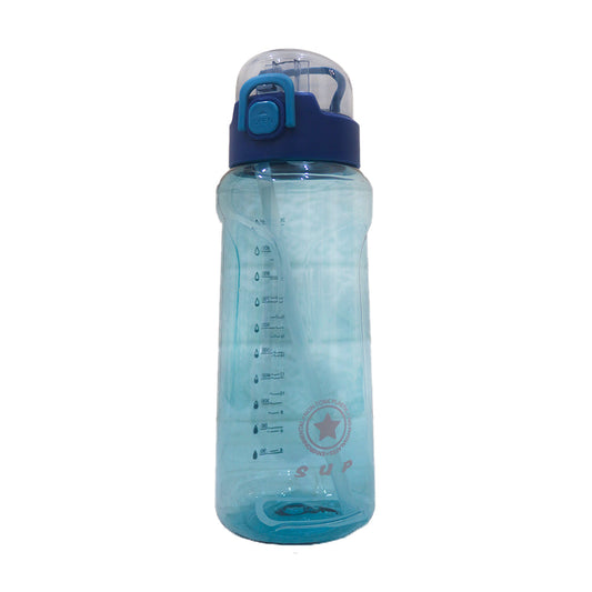 Plastic Water Bottle With Straw 1000 ML