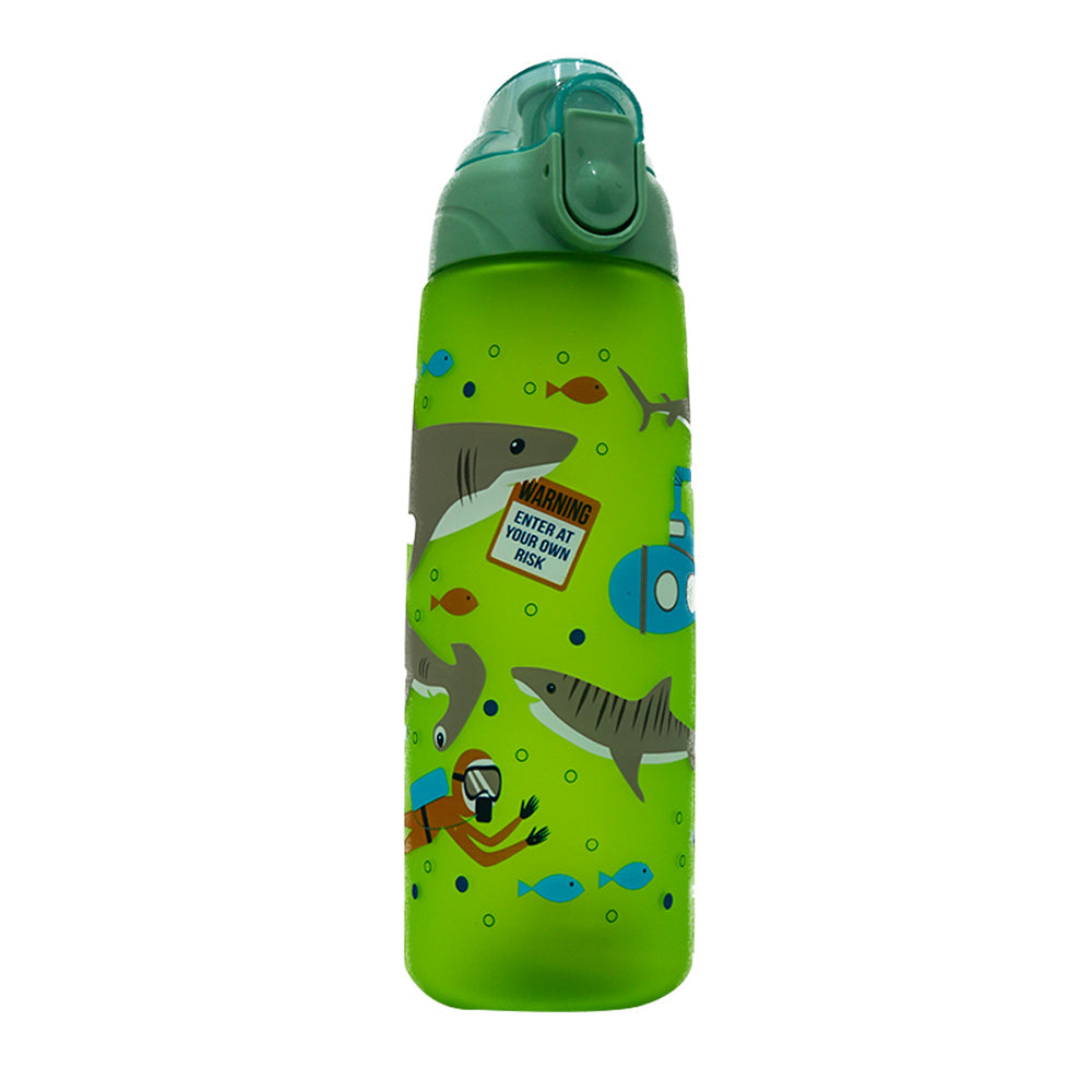 Plastic Water Bottle With Straw 800 ML