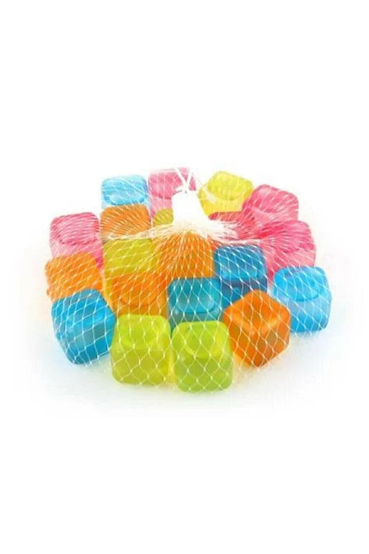 15 Pcs Colorful Ice Cubes Set