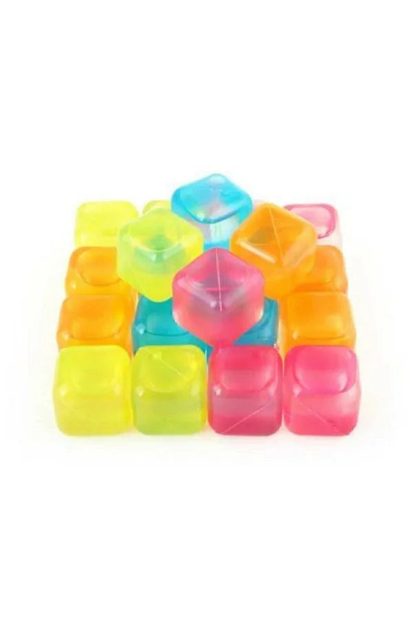 15 Pcs Colorful Ice Cubes Set