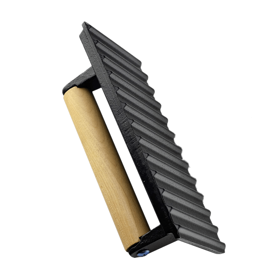 Iron Burger Press With Wood Handle