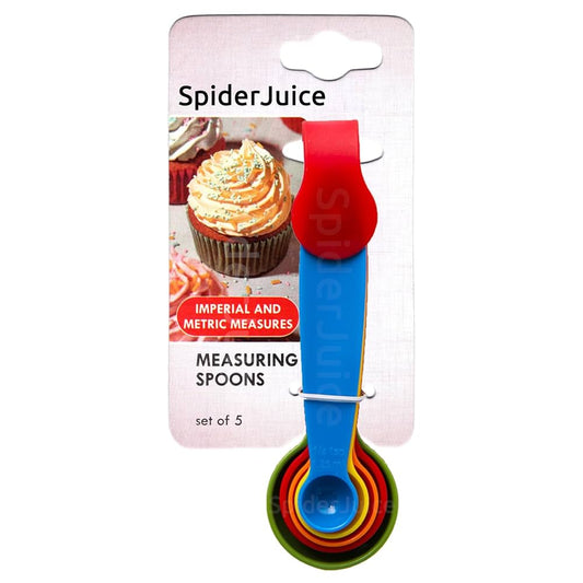 Set of 5 Colorful Different Volume Measuring Spoon