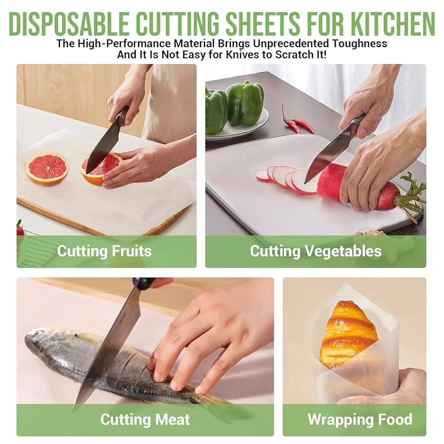 10 Pcs Portable Cutting Board Sheet Set