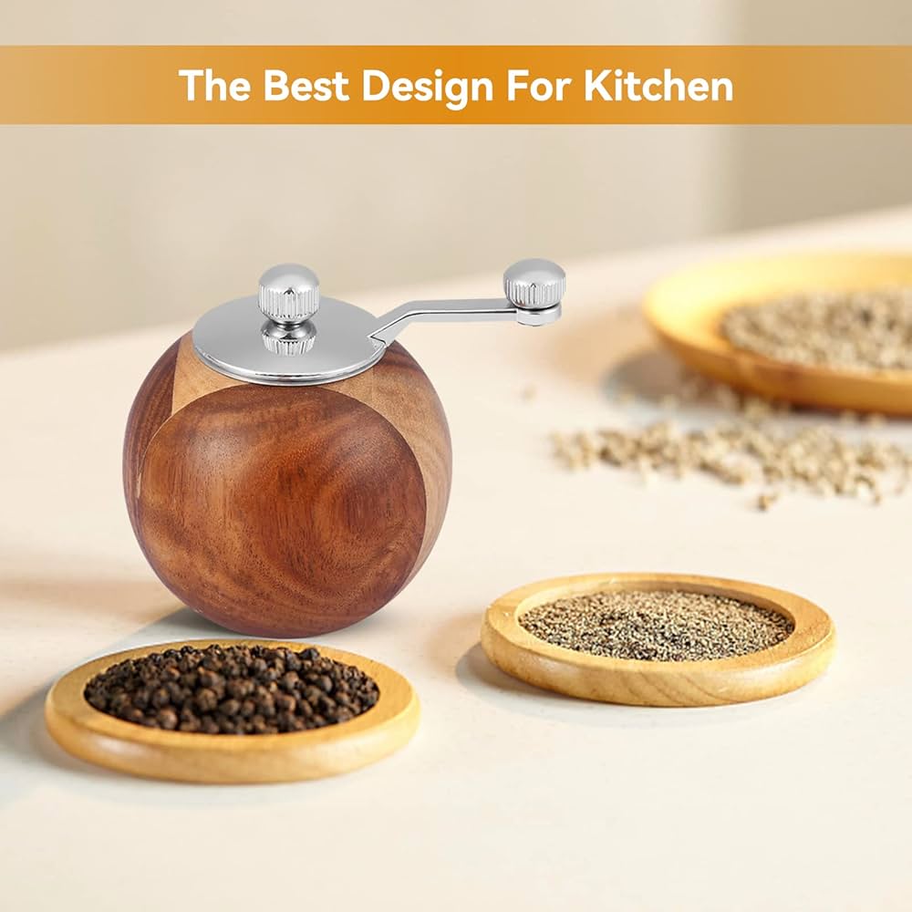 Manual Pepper Mill / Wooden Salt Mill