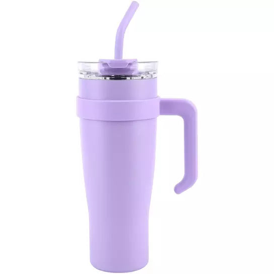 1200 Ml Stainless Steel Tumbler With Straw- Hot & Cold
