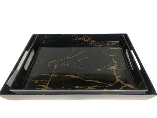 Phoenix, 2 Pcs Melamine Tray Set
