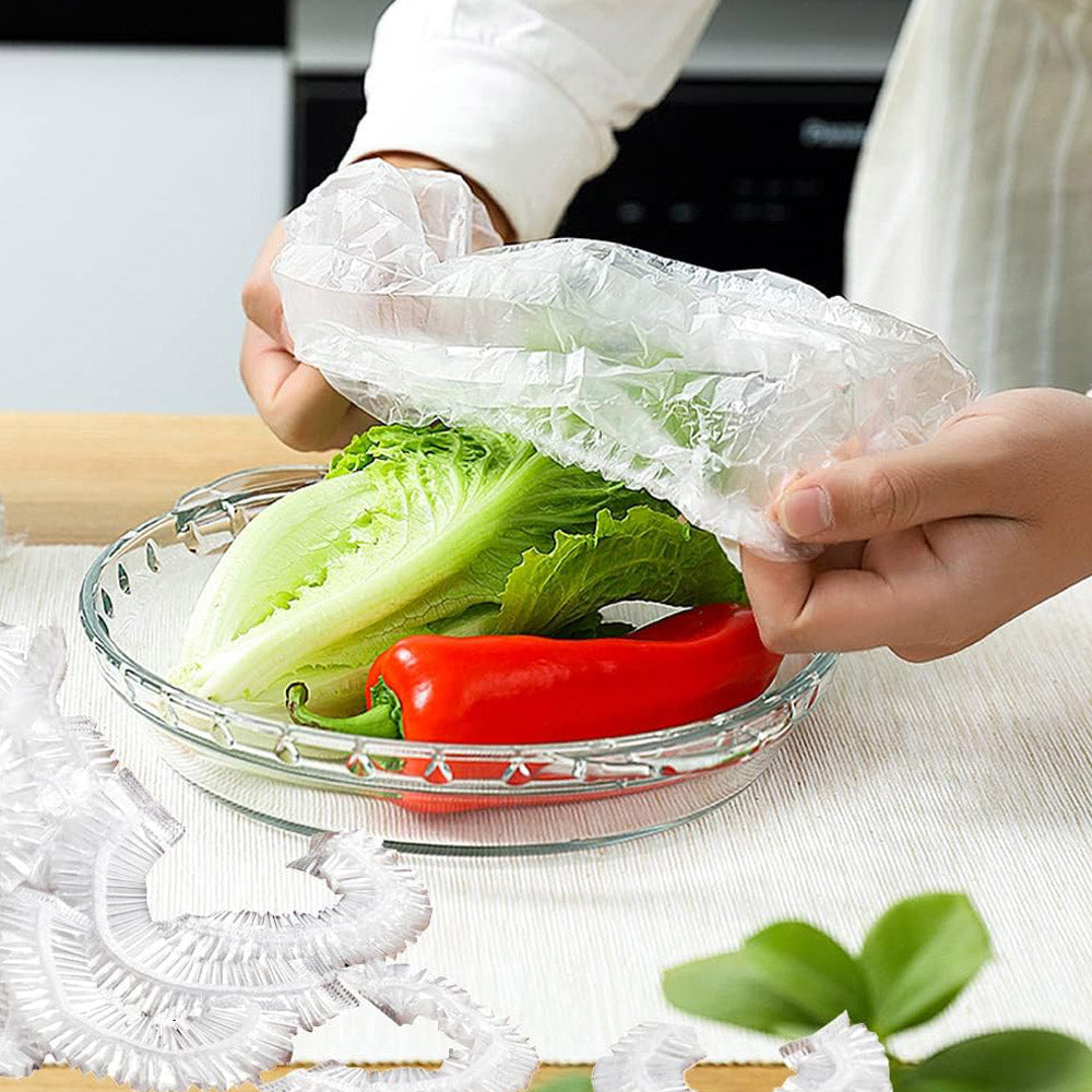 100pcs Disposable Food Bowl Cover Bag Storage Bag Dust Fresh Keeping Bags Kitchen Food Multifunctional Use