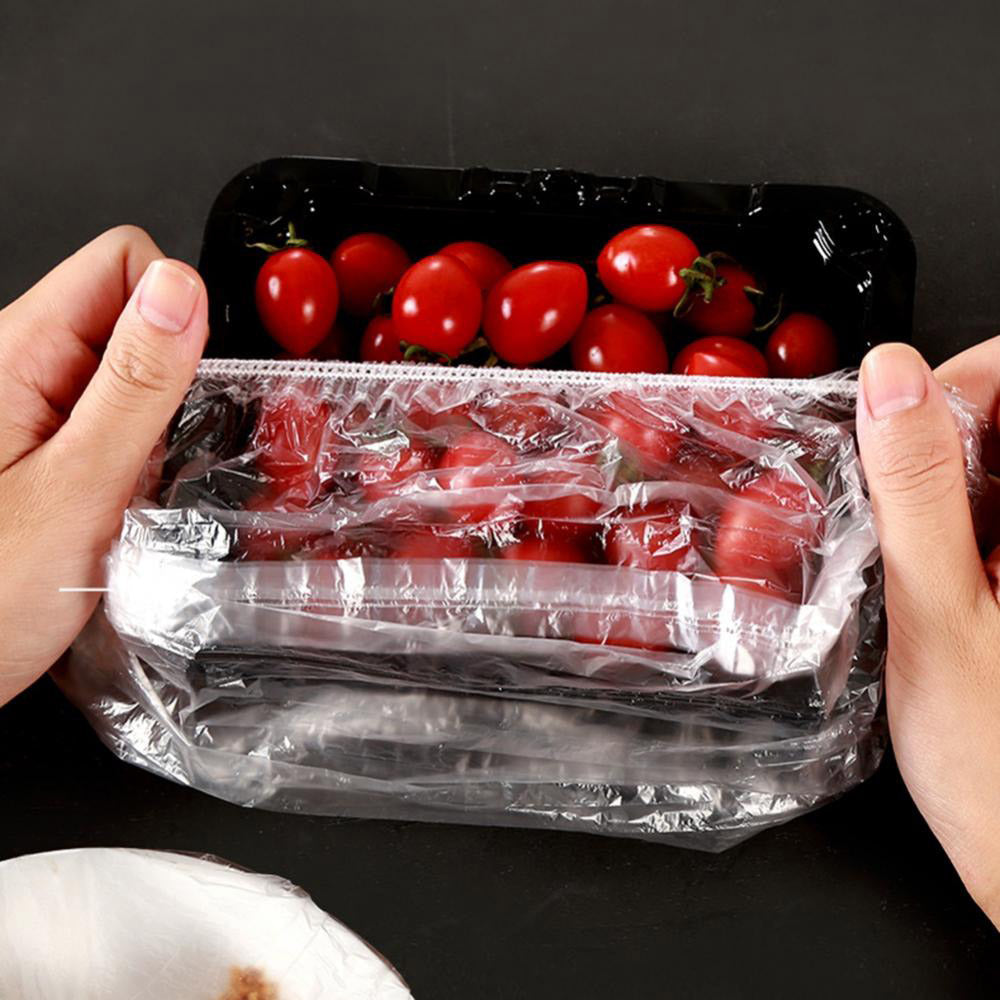 100pcs Disposable Food Bowl Cover Bag Storage Bag Dust Fresh Keeping Bags Kitchen Food Multifunctional Use