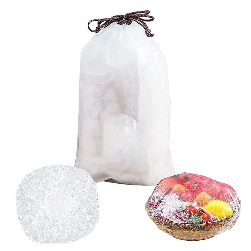 100pcs Disposable Food Bowl Cover Bag Storage Bag Dust Fresh Keeping Bags Kitchen Food Multifunctional Use