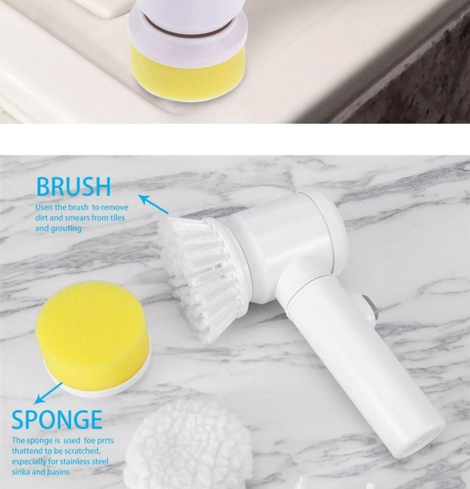 5 In 1 Multifunctional Electric Magic Cleaning Brush