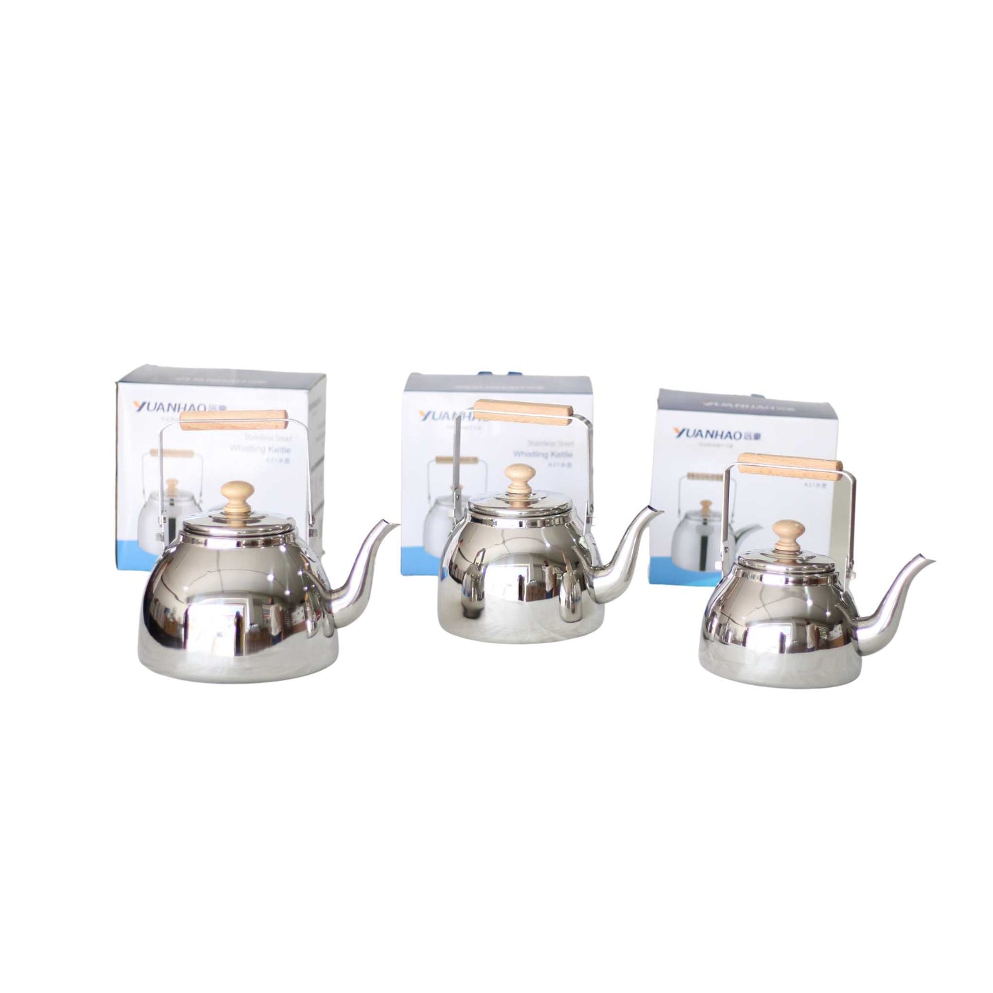 Tea Wood Handle Set (3PCS)