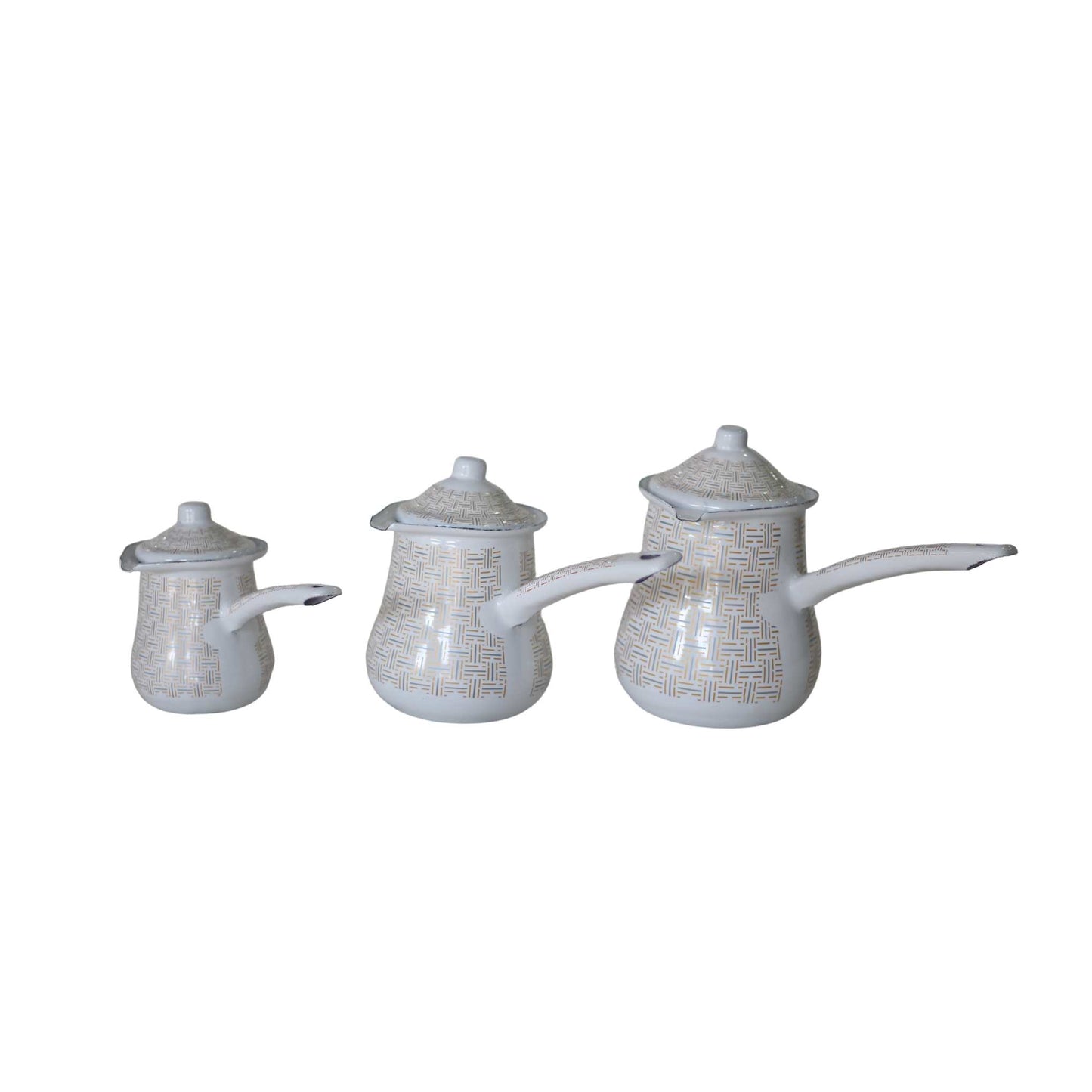 Premium Classic Enamel Coffee Warmer Set