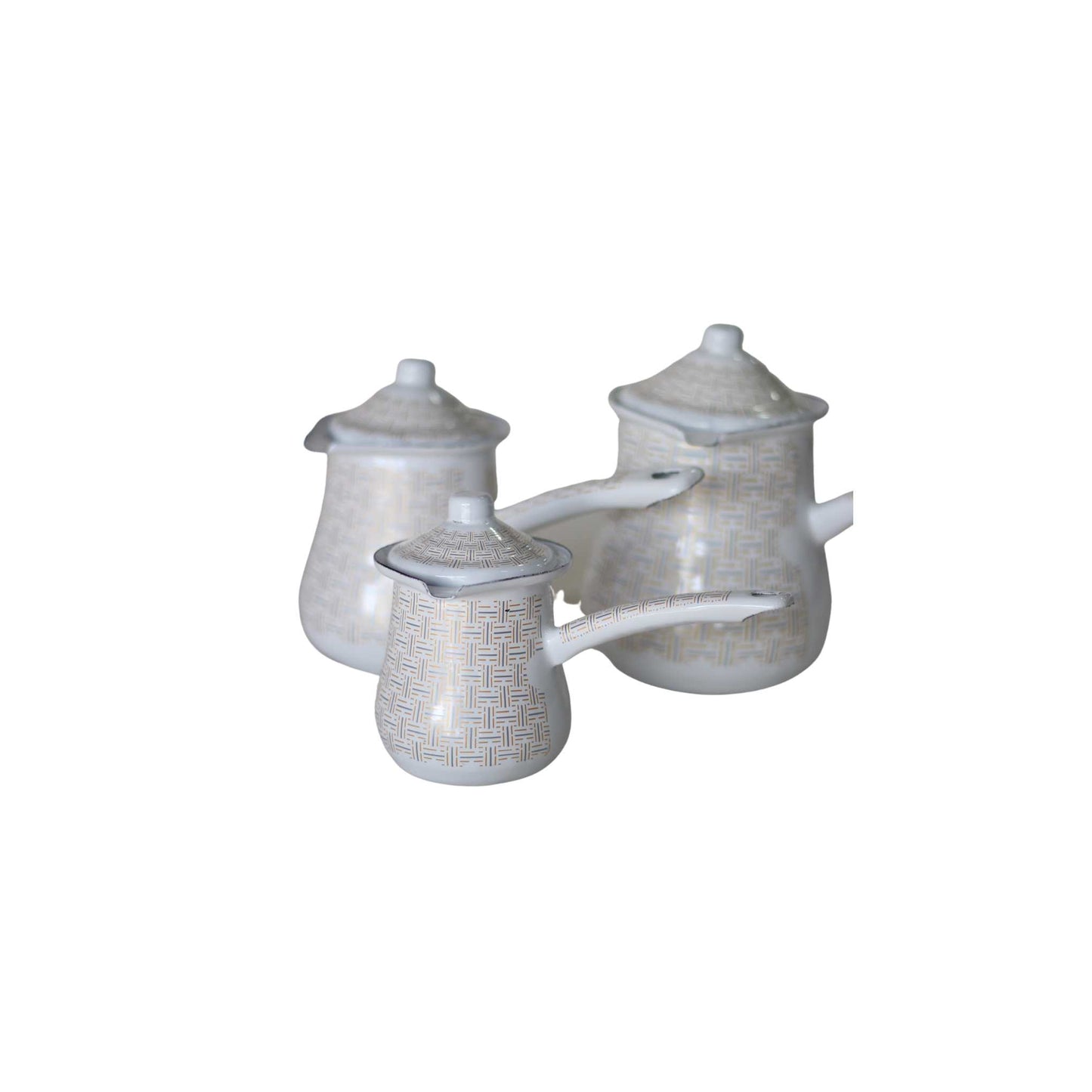 Premium Classic Enamel Coffee Warmer Set