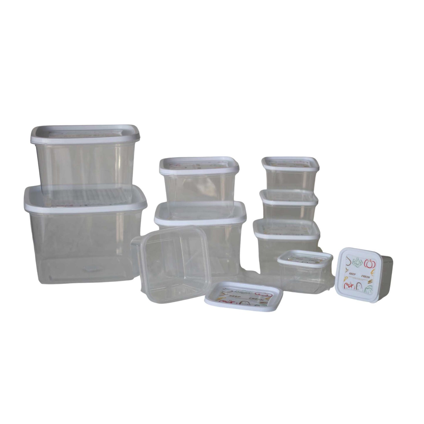 Plastic Tupperware Set