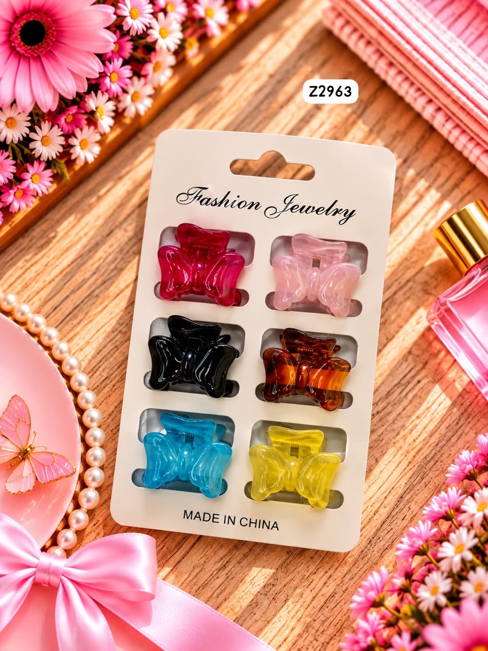 6 Pcs Mini Hair Clips Set