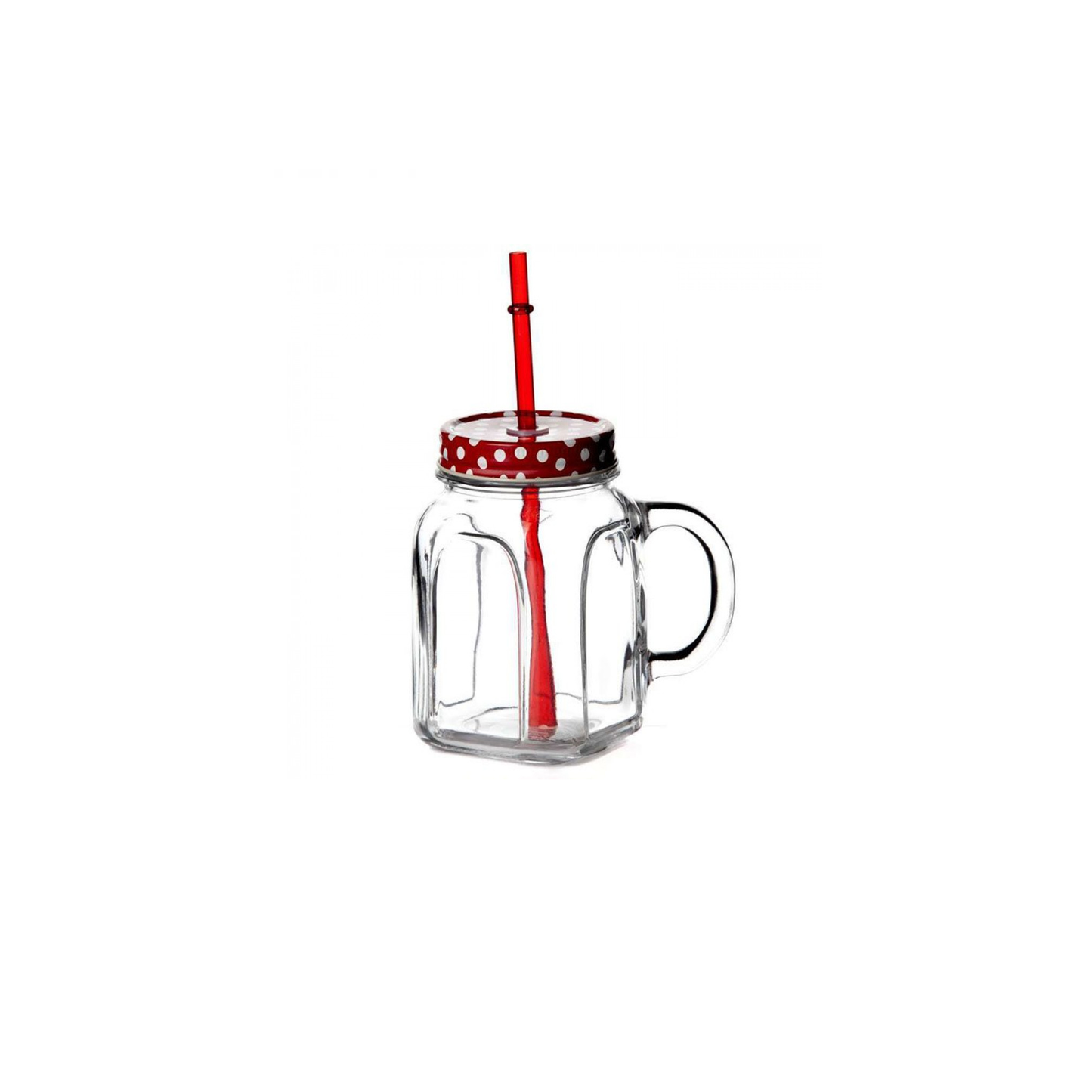 Homemade Red Jar with Handle 200CC