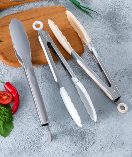 Silicone food tongs
