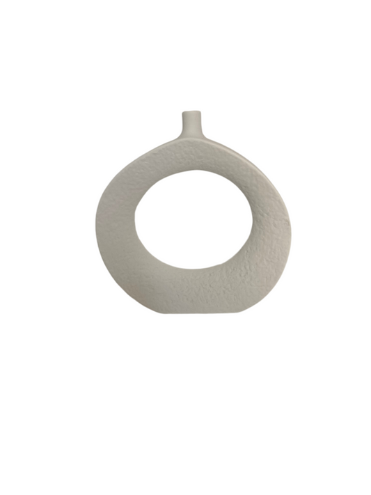 Ceramic White Vase