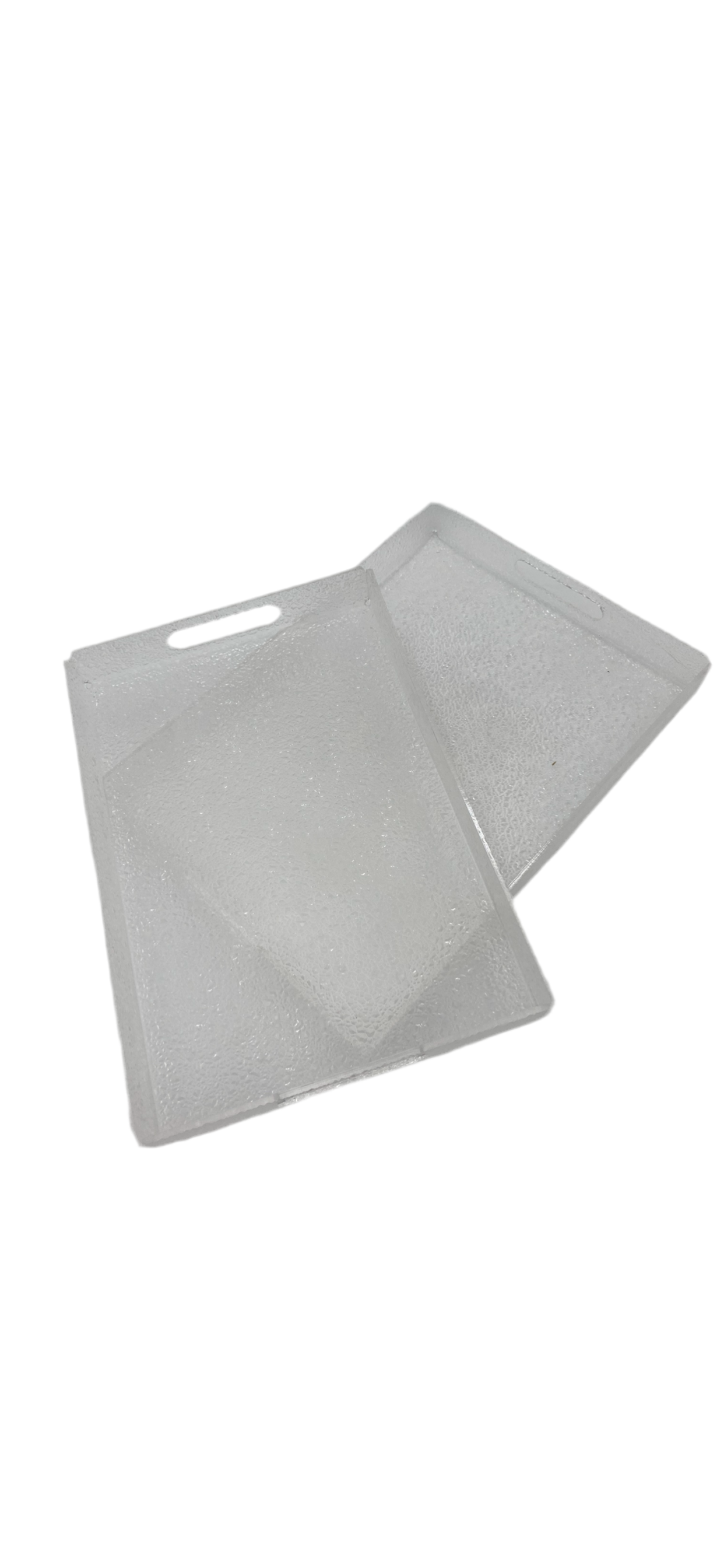 Plexi rectangle tray set