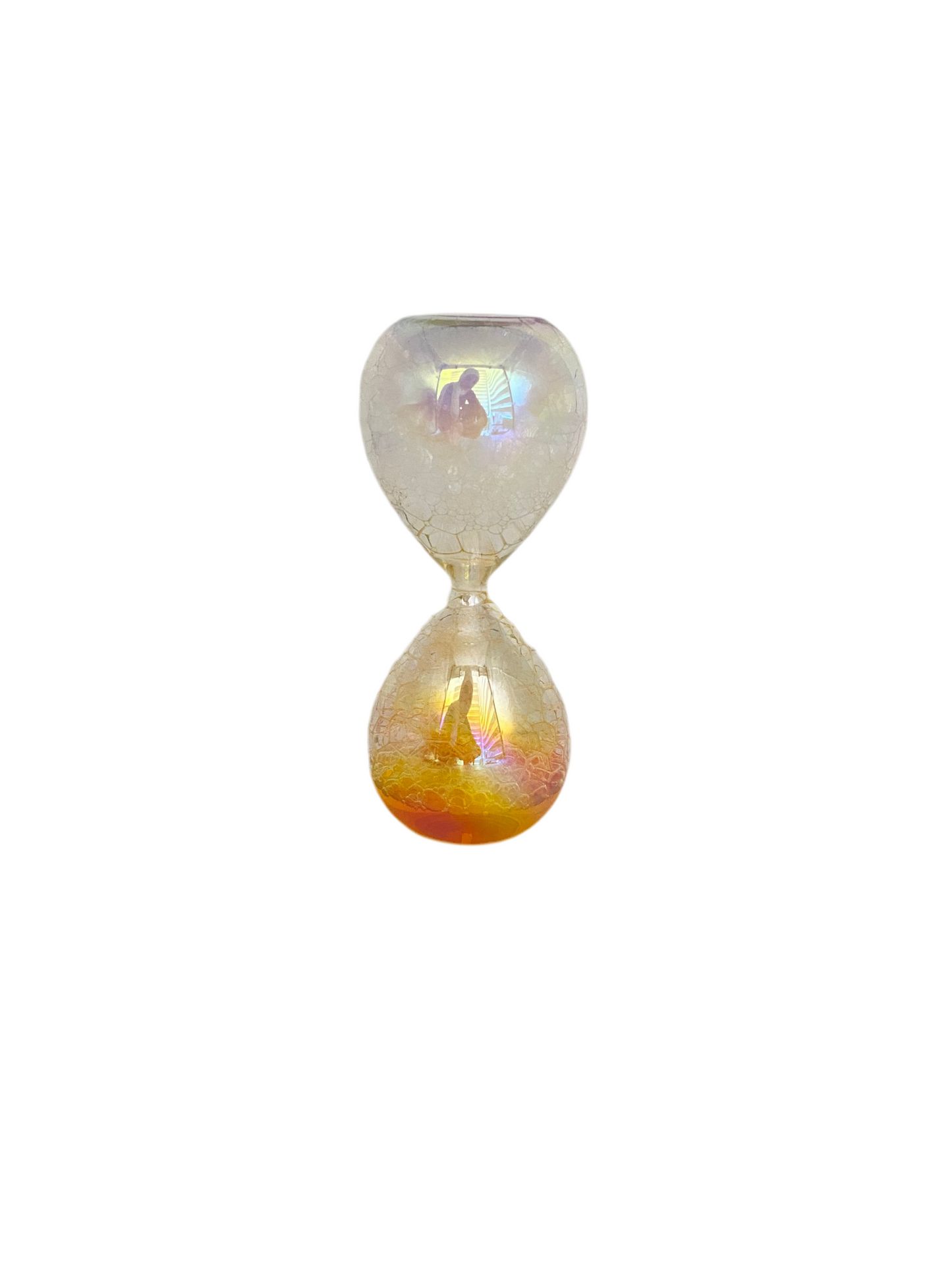 Transparent Hourglass -Colored Water