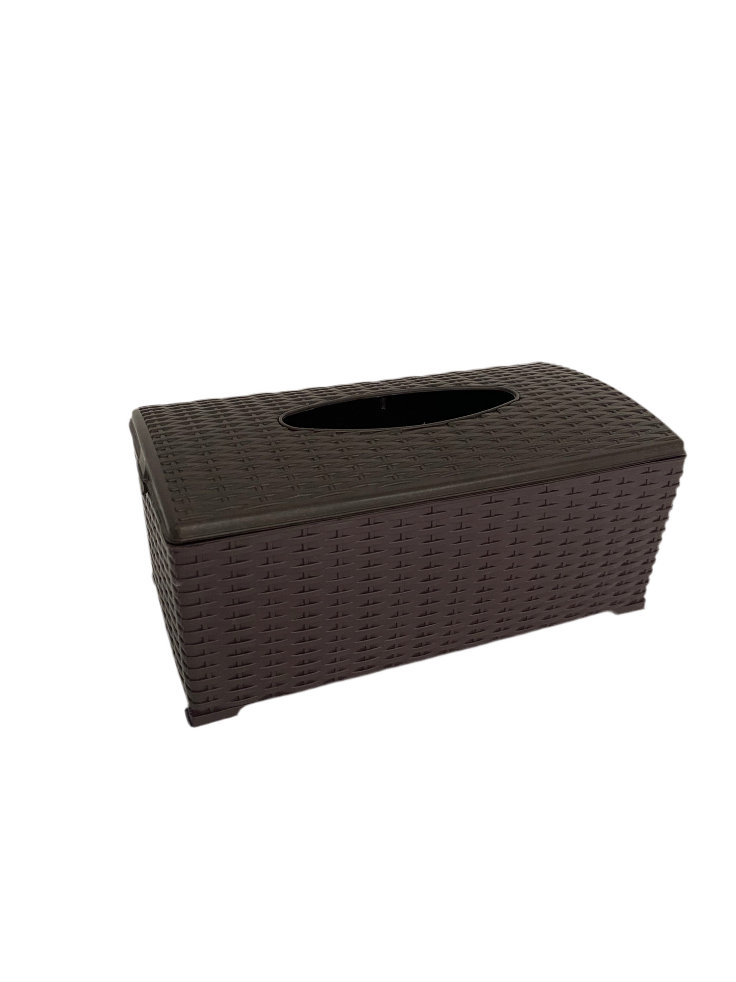 Happy Life, Plastic Rattan Tissue Box