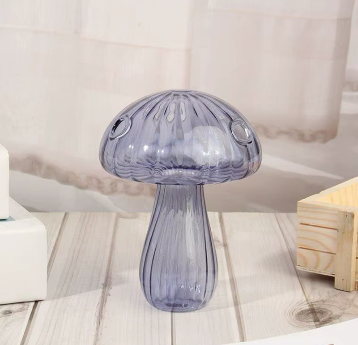 Mushroom Glass Vase