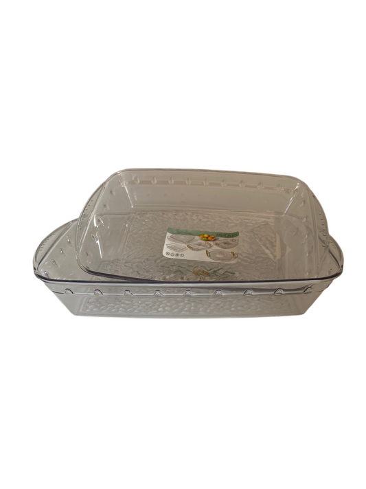 Transparent Plexi Fruit Plate
