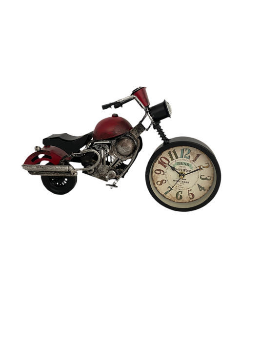 Antique Bike Design Table Clock