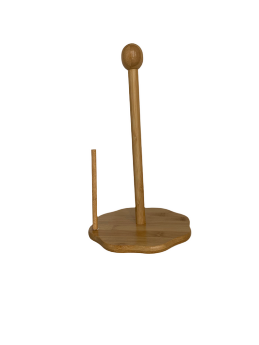 Bamboo Paper Towel Holder