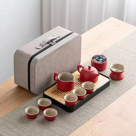 Chinese Tea Set with Tray