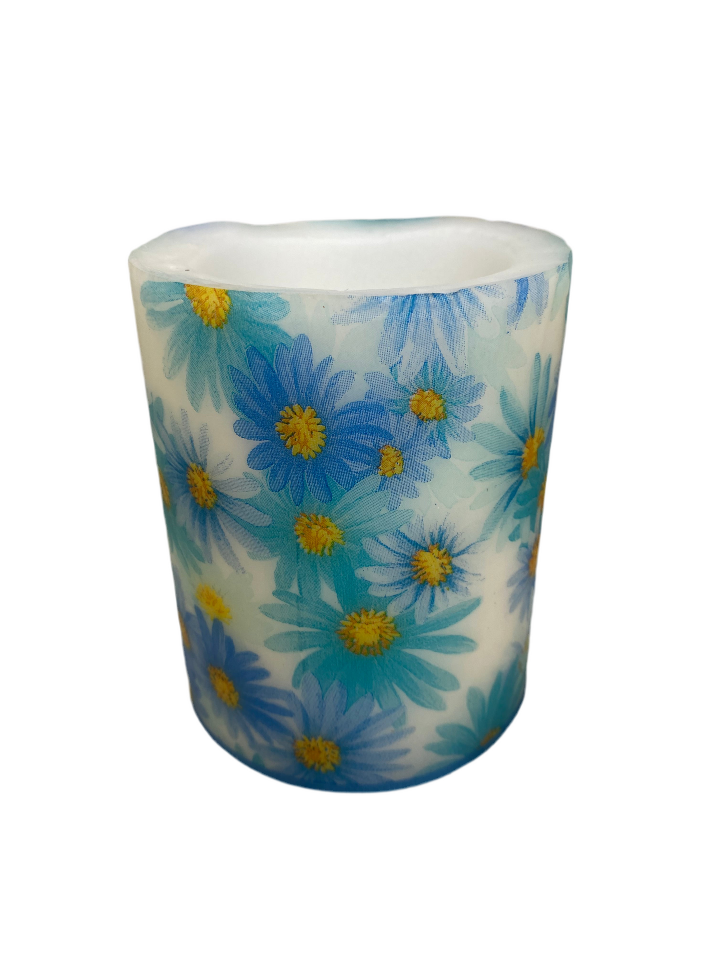 Sunny Blue Candle