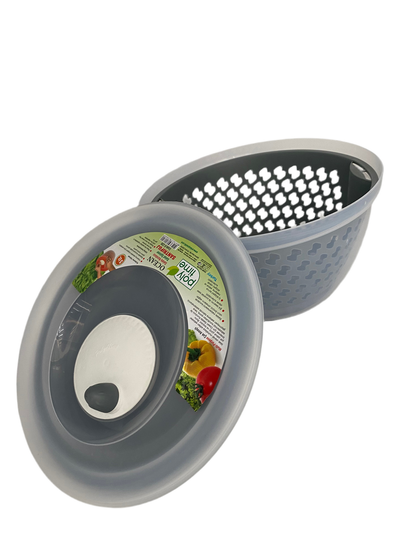 Poly time, 5 L Salad Spinner