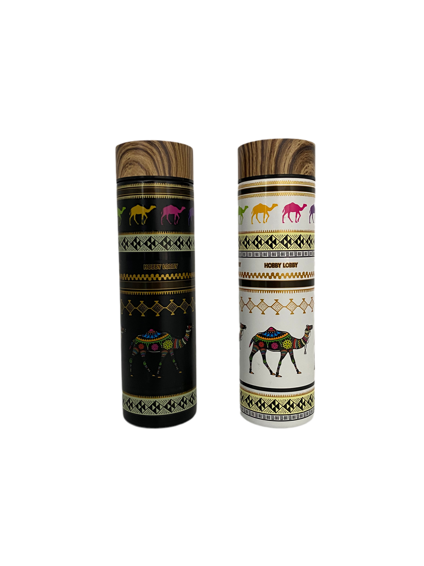 2 PCs Stainless Steel Vacuum Flask Set
