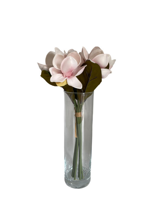 Bouquet Of 6 Artificial Flowers With Leaves