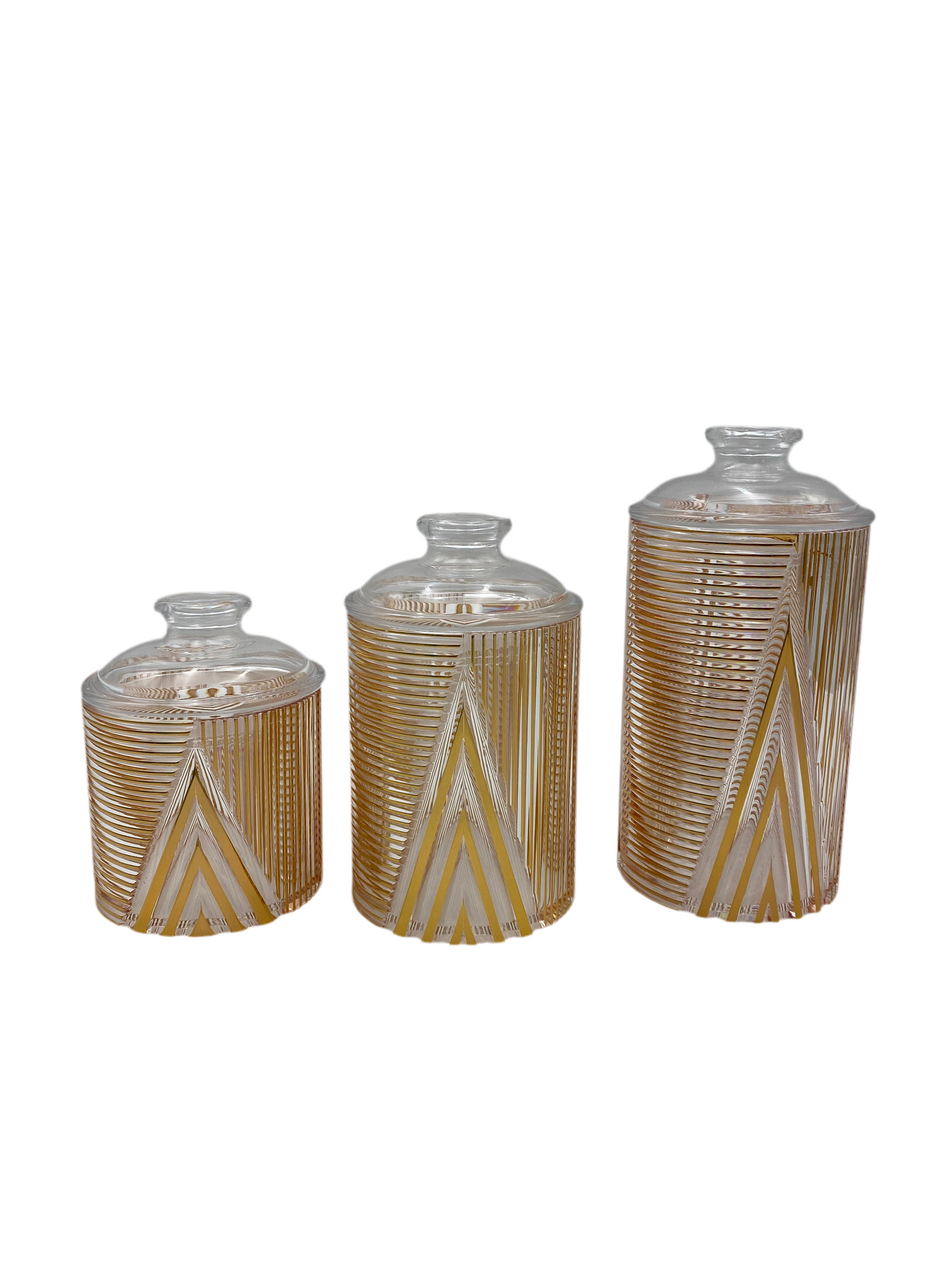 3 Pcs Acrylic Canister Set