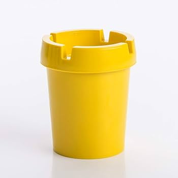 Plastic smokeless ashtray