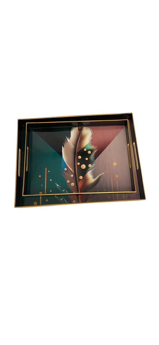 Phoenix, 2 pcs Plastic Tray Set