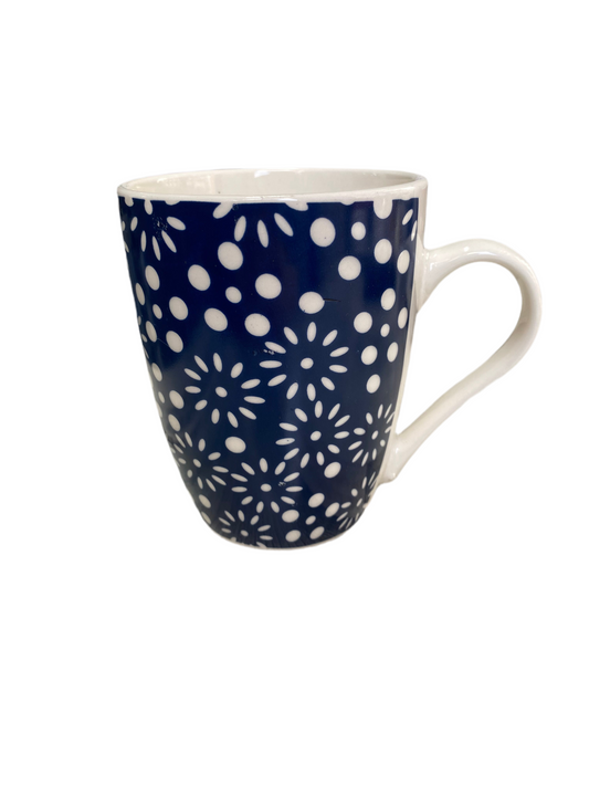Navy Porcelain   Mug