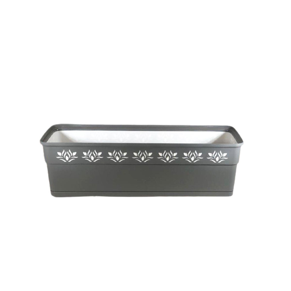 Rectangular balcony flower pot